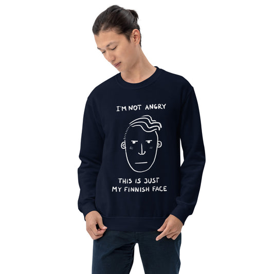 Finnish Face () Food Men's Sweatshirt - Very Finnish Problems official sweatshirt