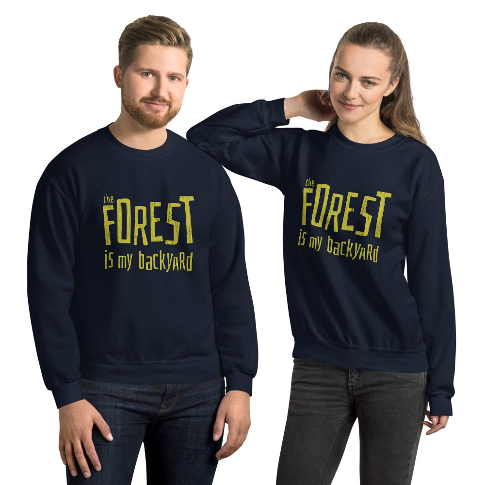 Forest is my backyard Finnish Nature Sweatshirt - Finnish sweatshirt from Very Finnish Problems