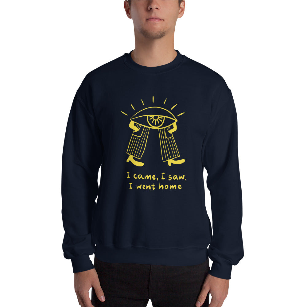 Came saw went home Finnish Introvert Sweatshirt - Finnish sweatshirt from Very Finnish Problems