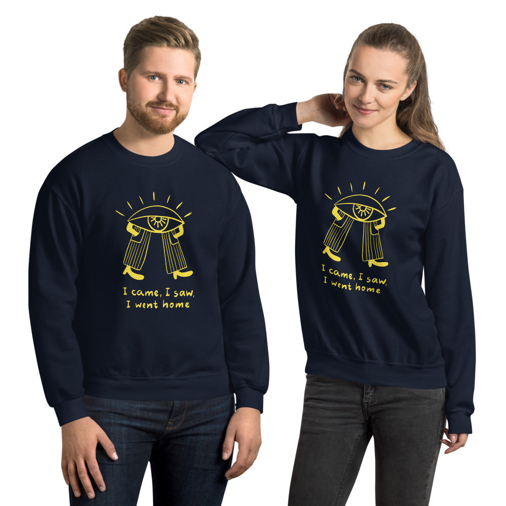 Came saw went home Finnish Introvert Sweatshirt - Finnish sweatshirt from Very Finnish Problems