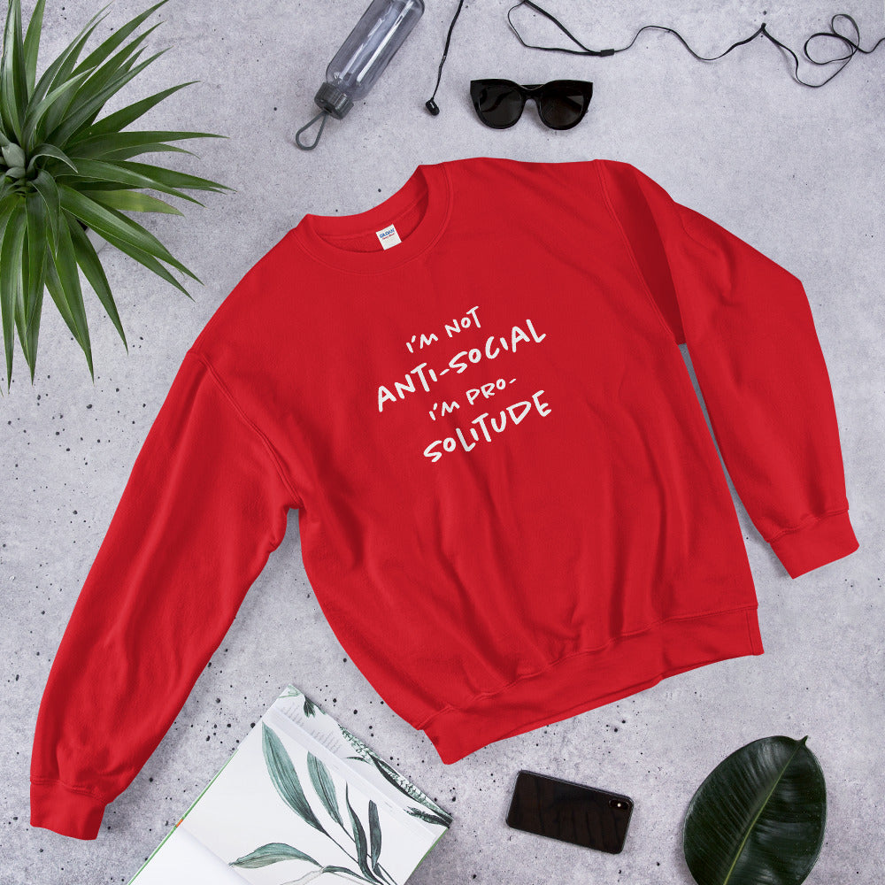 Pro-solitude Finnish Introvert Sweatshirt - Finnish sweatshirt from Very Finnish Problems