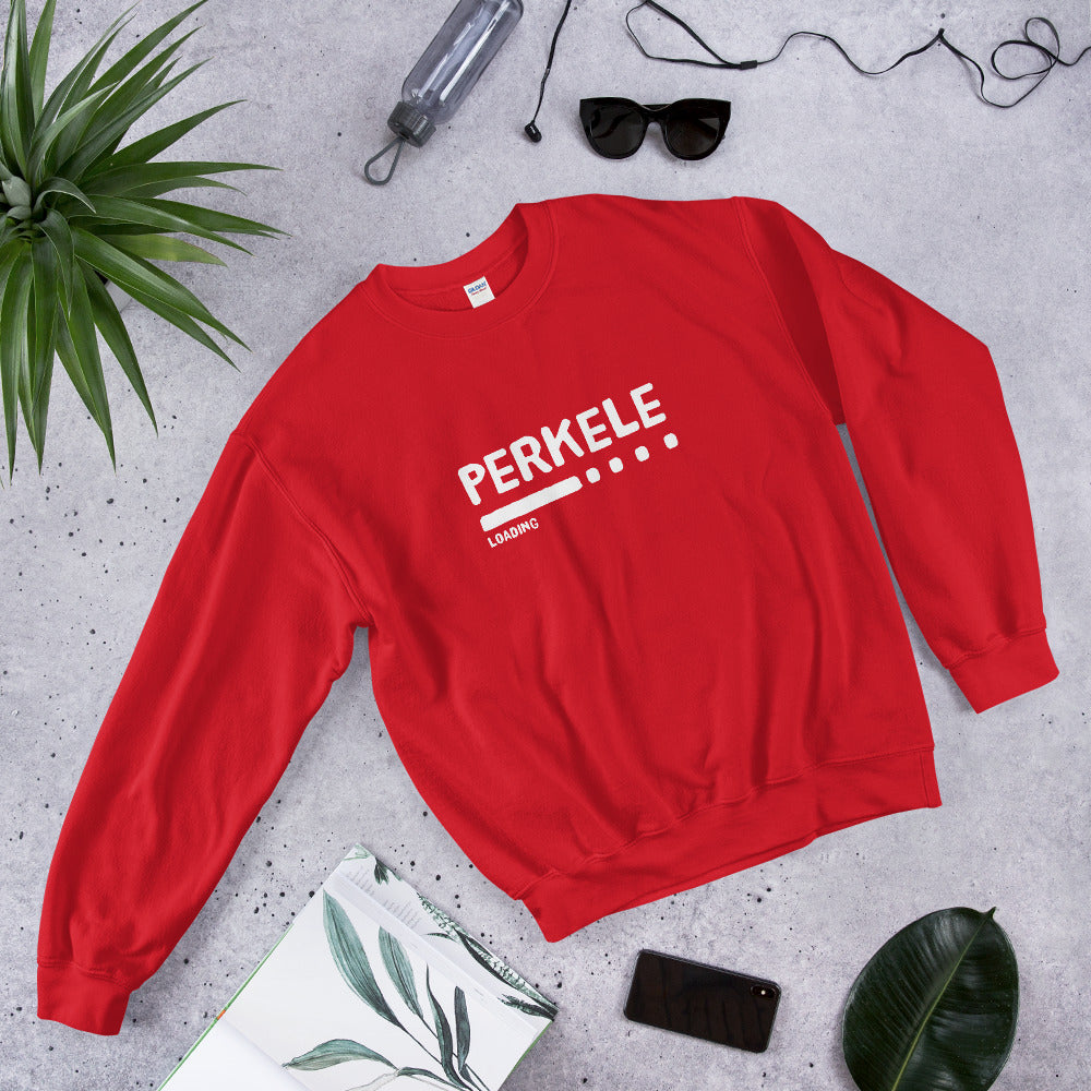 Perkele loading... Finnish Language Sweatshirt - Finnish sweatshirt from Very Finnish Problems