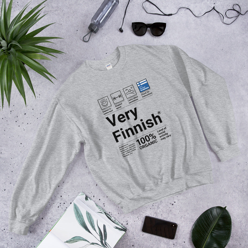 Very Finnish Service Manual Winter Sweatshirt - Finnish sweatshirt from Very Finnish Problems