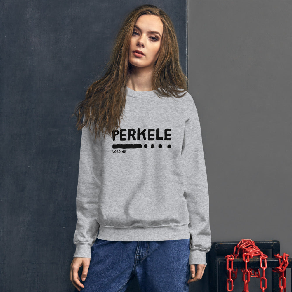 Perkele loading... Finnish Language Sweatshirt - Finnish sweatshirt from Very Finnish Problems