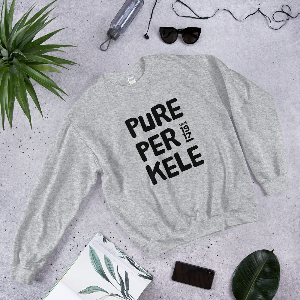 Pure Perkele sin 1917 Finnish Language Sweatshirt - Finnish sweatshirt from Very Finnish Problems