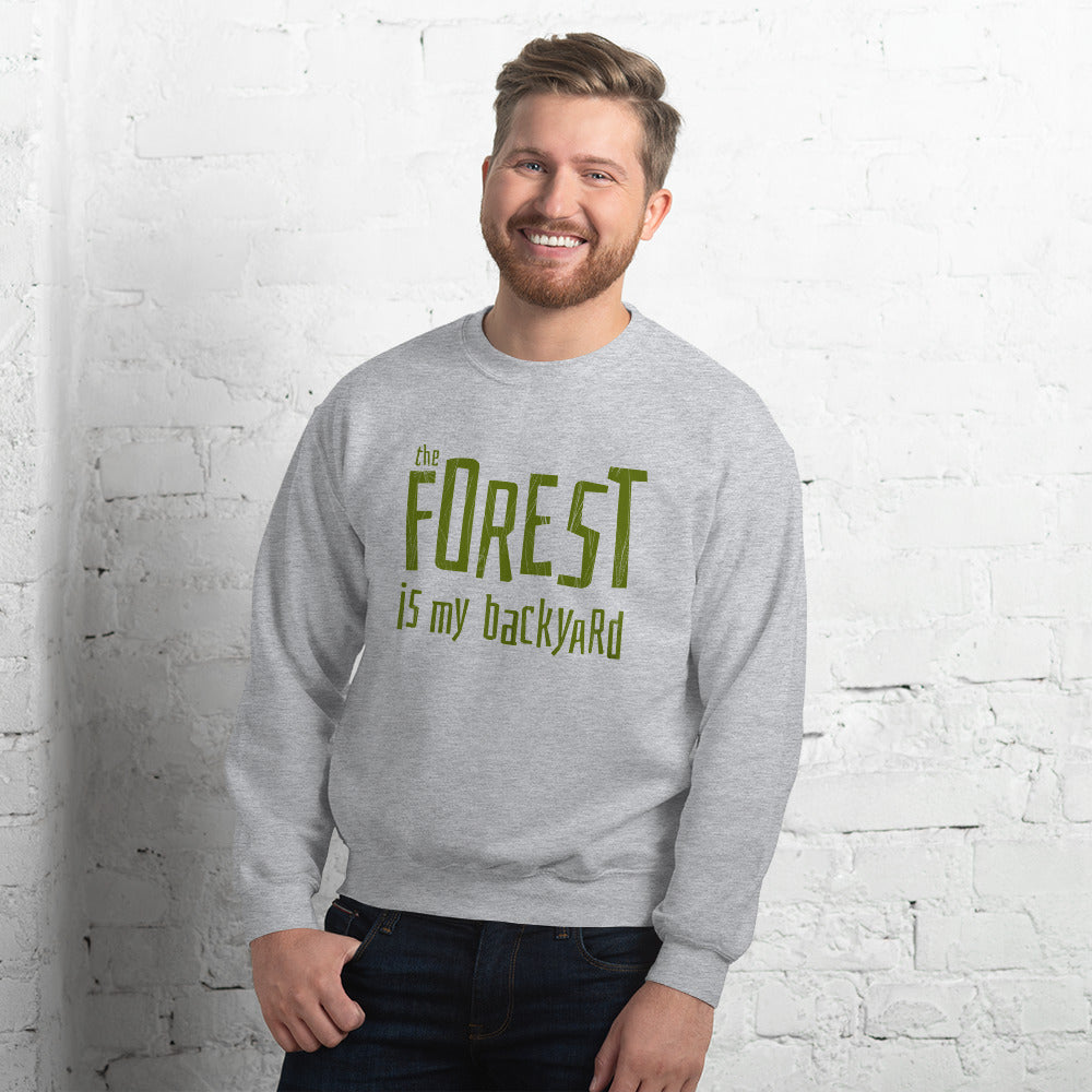 Forest is my backyard Finnish Nature Sweatshirt - Finnish sweatshirt from Very Finnish Problems