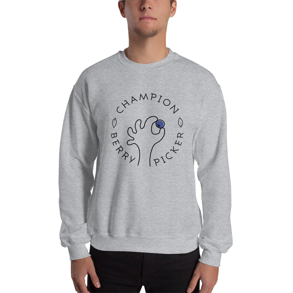Champion Blueberry Picker Finnish Sweatshirt - alternate view - Very Finnish Problems