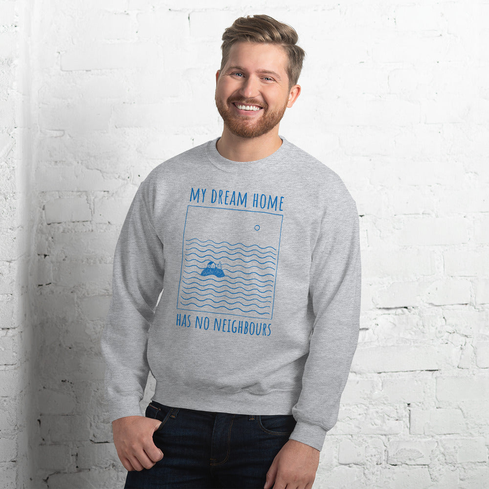My dream home has... Finnish Summer Sweatshirt - Finnish sweatshirt from Very Finnish Problems