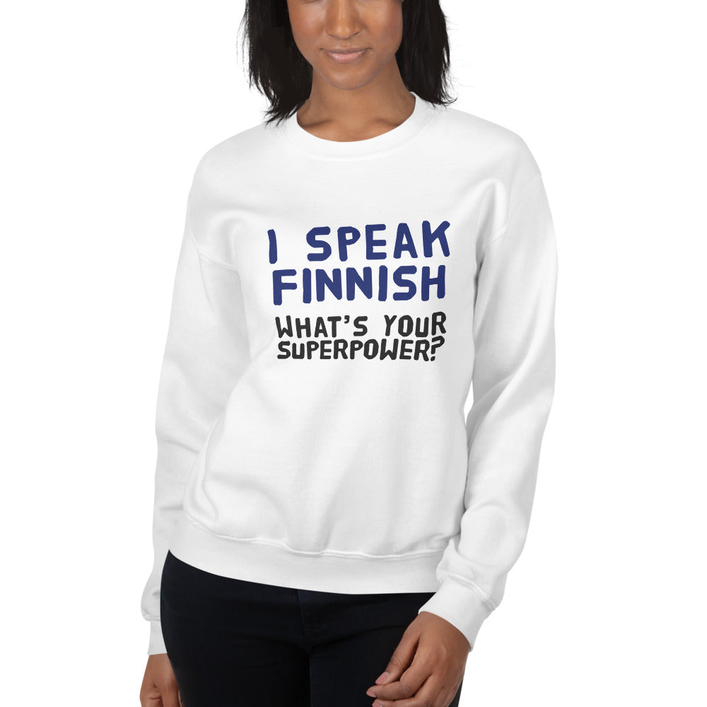 What's your superpower? Finnish Food Sweatshirt - Finnish sweatshirt from Very Finnish Problems