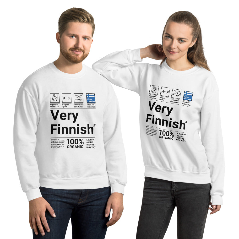 Very Finnish Service Manual Winter Sweatshirt - Finnish sweatshirt from Very Finnish Problems