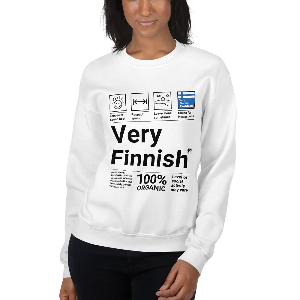 Very Finnish Service Manual Winter Sweatshirt - Finnish sweatshirt from Very Finnish Problems