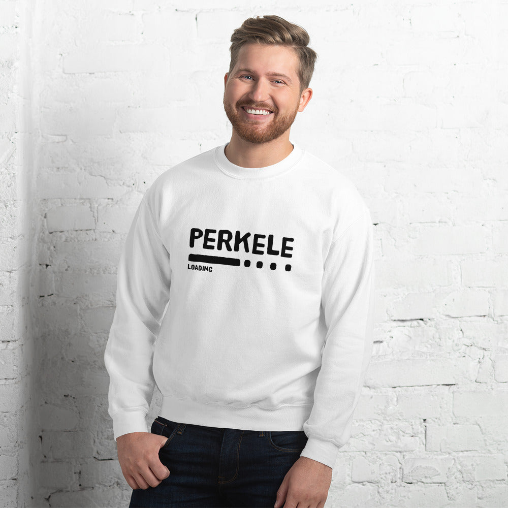 Perkele loading... Finnish Language Sweatshirt - alternate view - Very Finnish Problems
