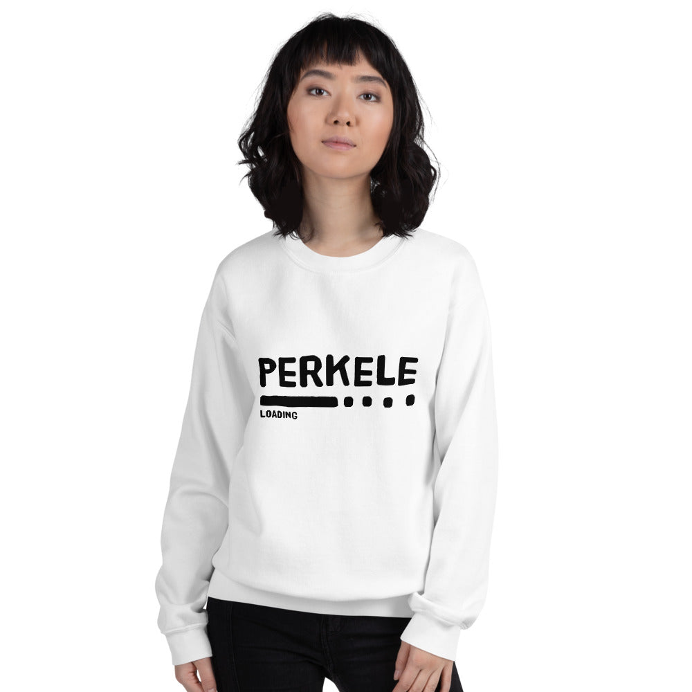 Perkele loading... Finnish Language Sweatshirt - alternate view - Very Finnish Problems