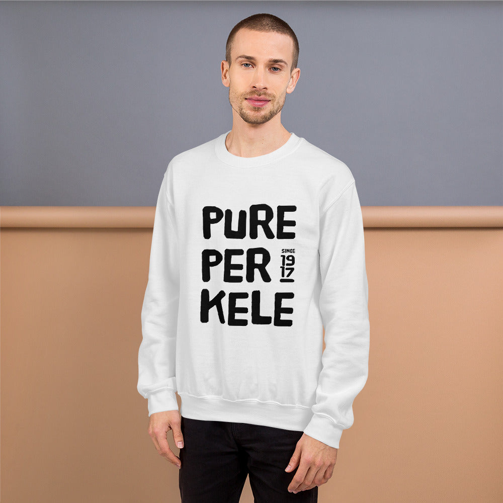 Pure Perkele sin 1917 Finnish Language Sweatshirt - Finnish sweatshirt from Very Finnish Problems