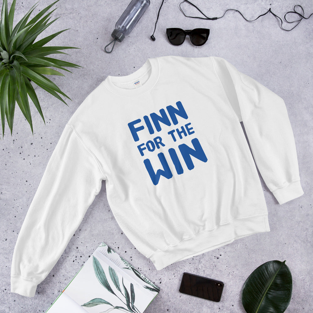 Finn for the win Finnish Sports Sweatshirt - Finnish sweatshirt from Very Finnish Problems