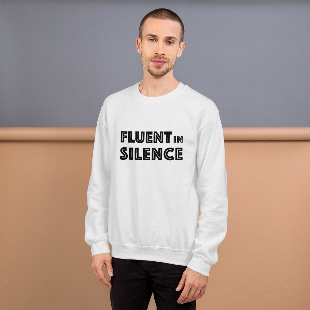 Fluet in silence Finnish Introvert Sweatshirt - Finnish sweatshirt from Very Finnish Problems