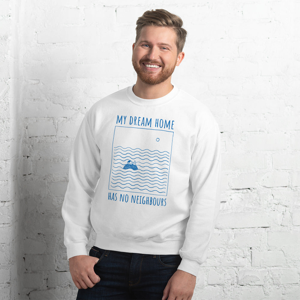 My dream home has... Finnish Summer Sweatshirt - Finnish sweatshirt from Very Finnish Problems