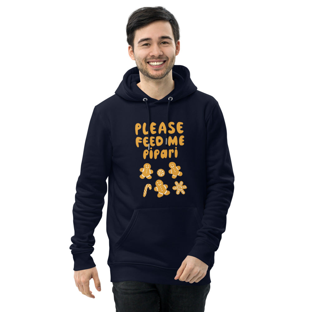 Feed me pipari essential eco Finnish Hoodie - Finnish hoodie from Very Finnish Problems