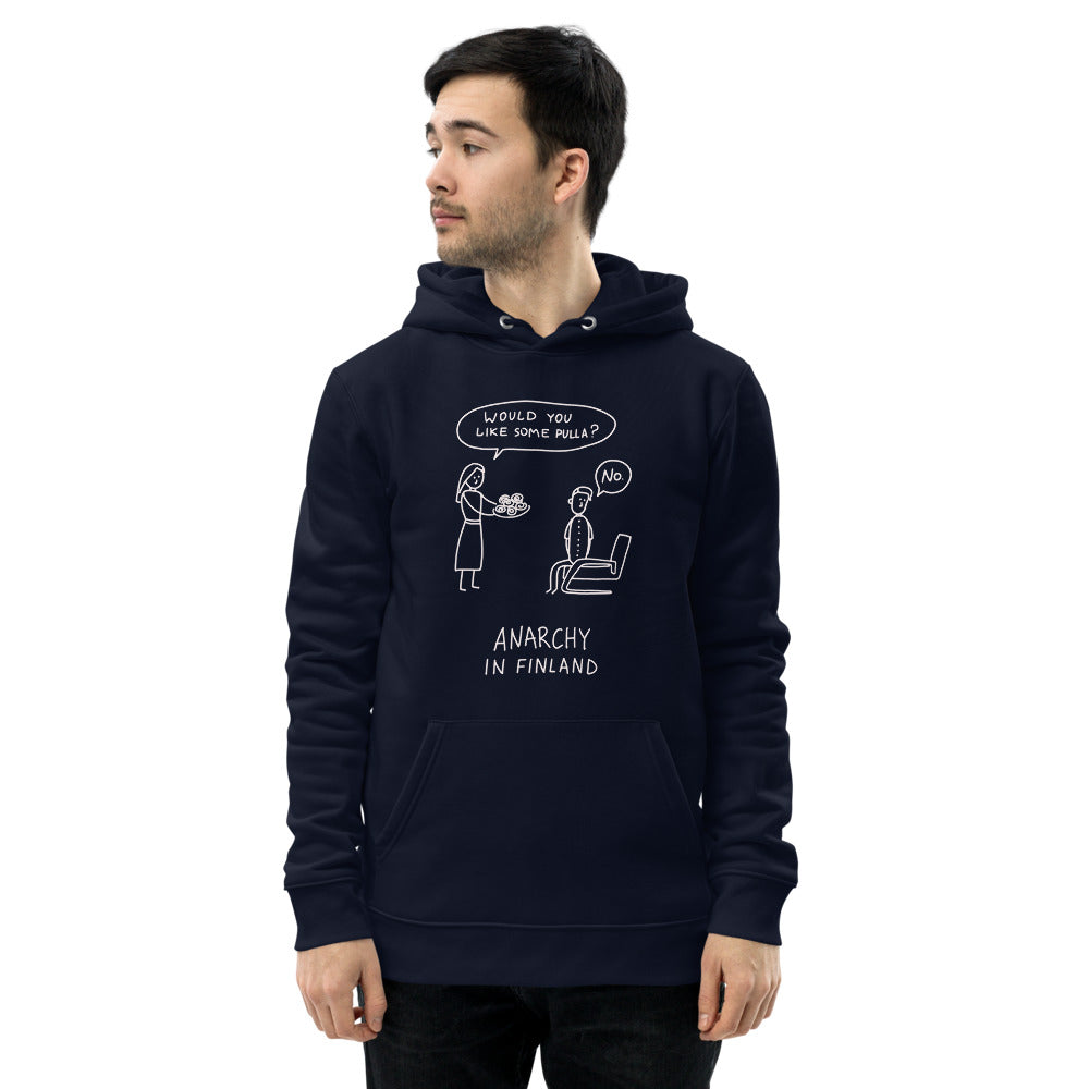 Anarchy in Finland essential eco Finnish Hoodie - alternate view - Very Finnish Problems
