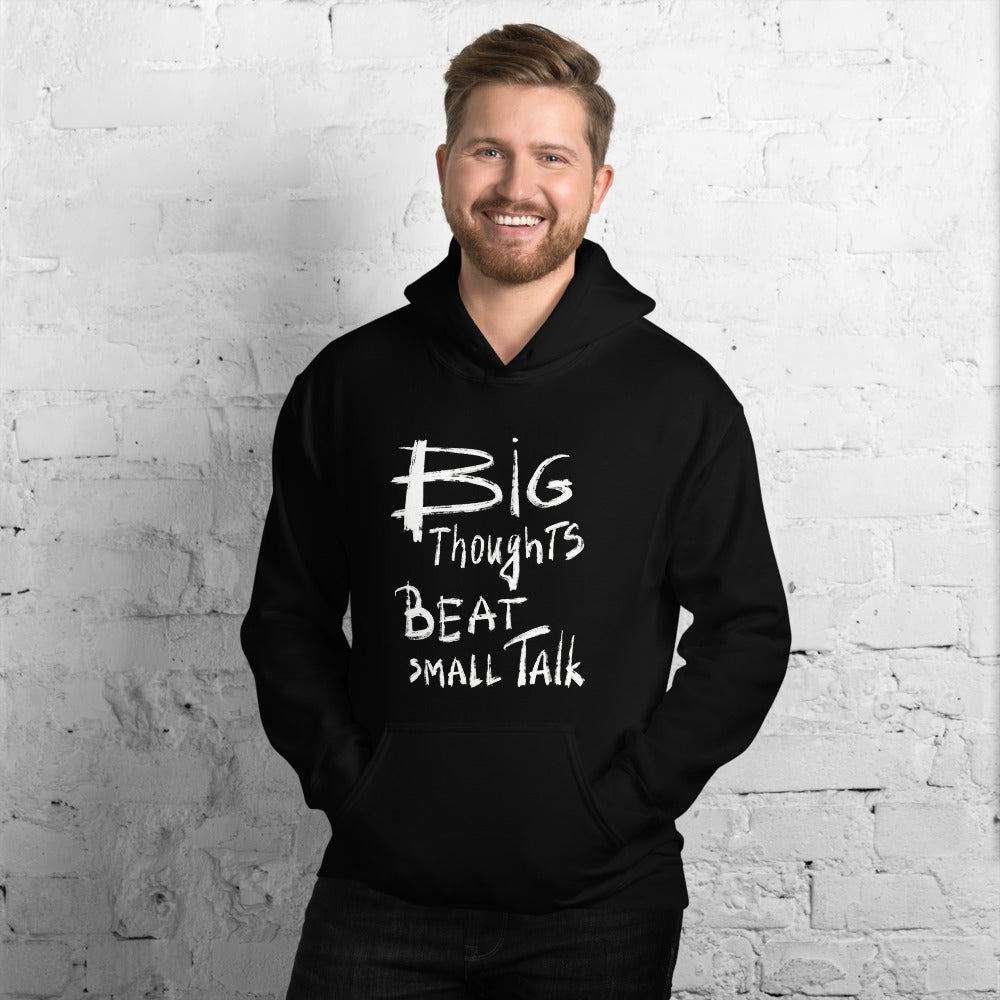 Big Thoughts vs Small Talk Finnish Hoodie - alternate view - Very Finnish Problems