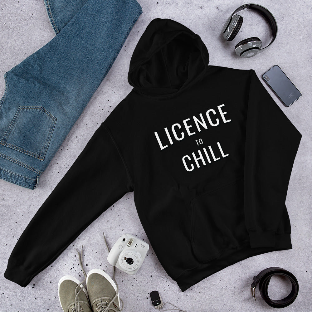 License to chill Finnish Winter Hoodie - alternate view - Very Finnish Problems