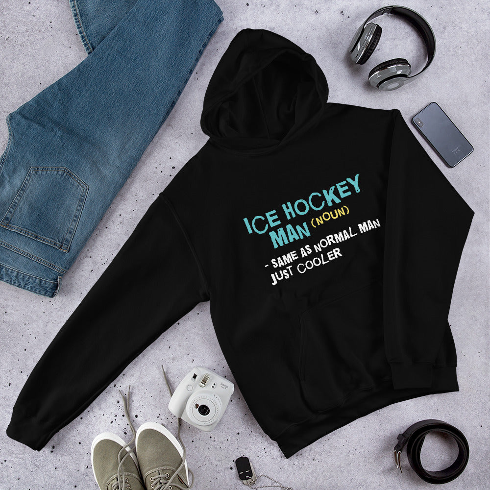 Ice Hockey Man Finnish Nature Hoodie - alternate view - Very Finnish Problems