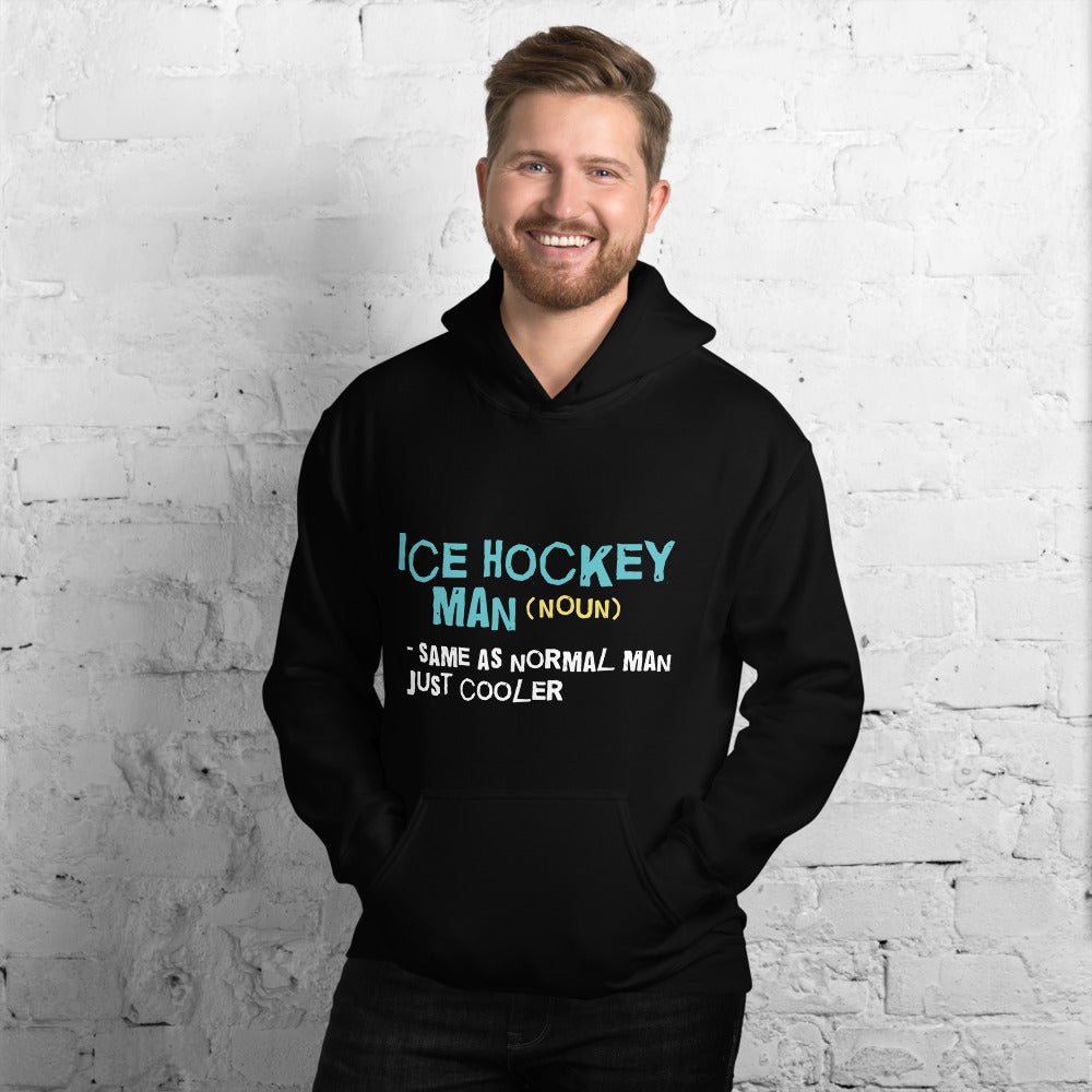 Ice Hockey Man Finnish Nature Hoodie - alternate view - Very Finnish Problems