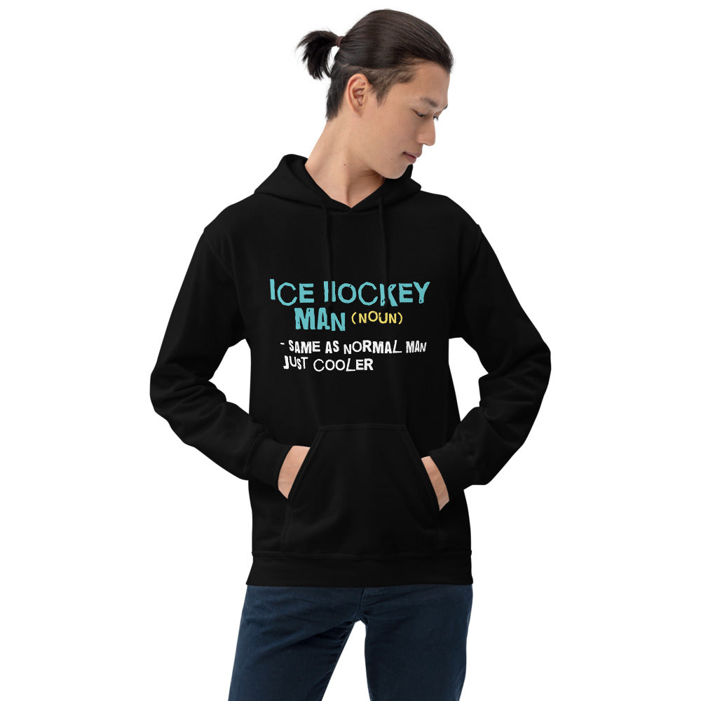 Ice Hockey Man Finnish Nature Hoodie - Finnish hoodie from Very Finnish Problems