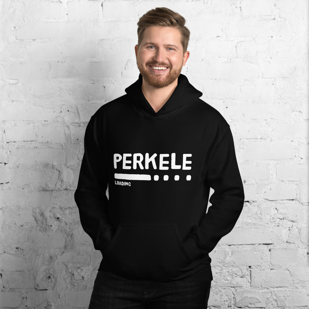 Perkele loading... Finnish Language Hoodie - alternate view - Very Finnish Problems
