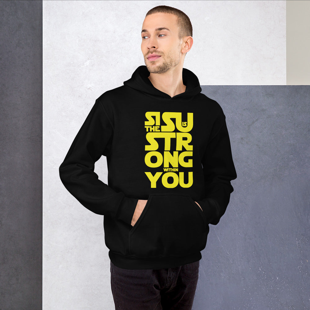 Sisu is strong within you Finnish Culture Hoodie - alternate view - Very Finnish Problems