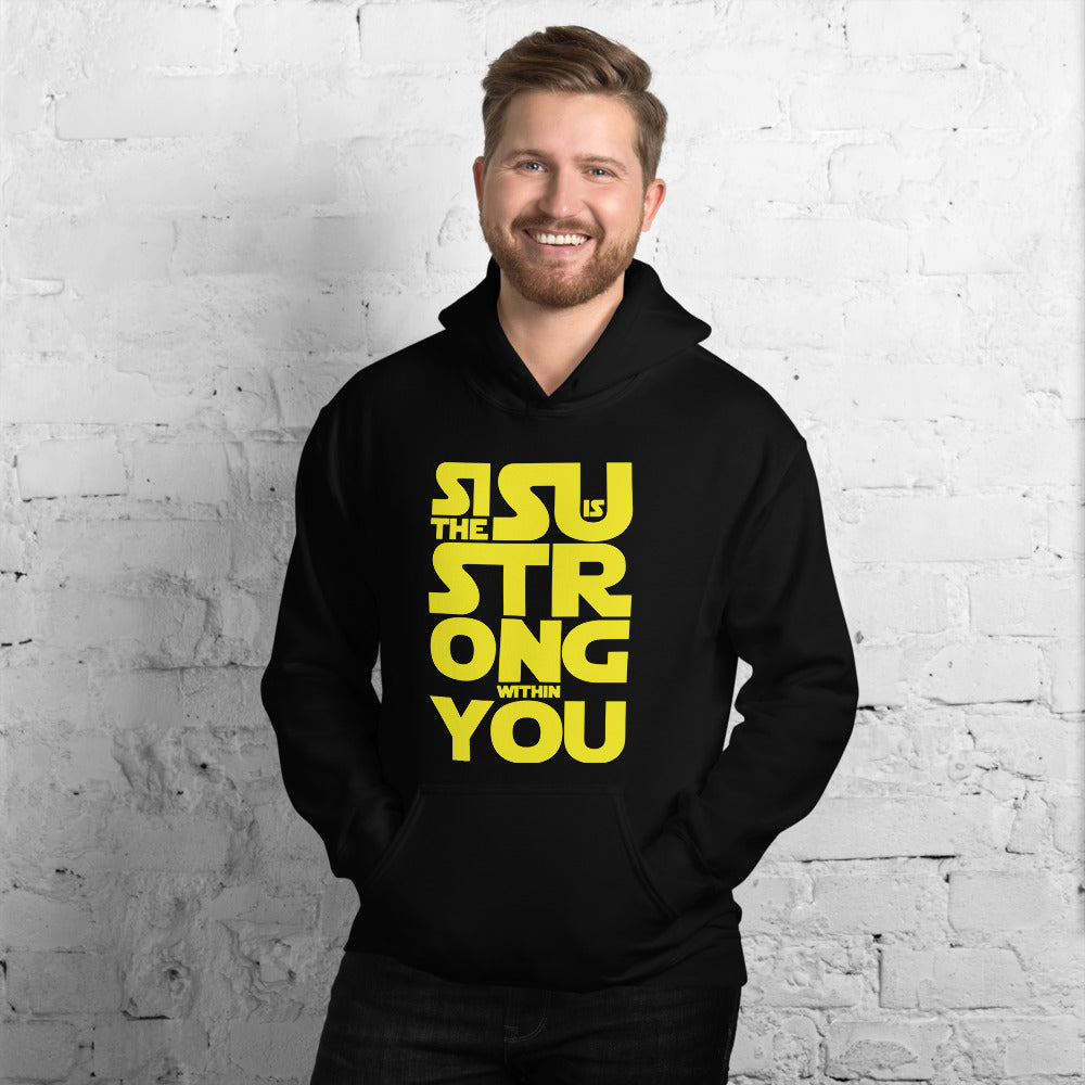 Sisu is strong within you Finnish Culture Hoodie - alternate view - Very Finnish Problems