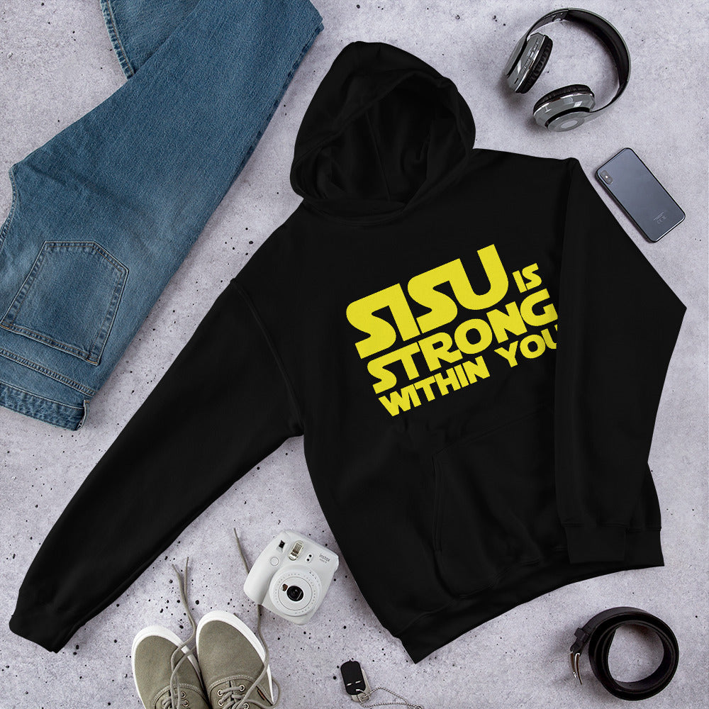 Sisu is strong 2 Unisex Hoodie - Finnish hoodie from Very Finnish Problems