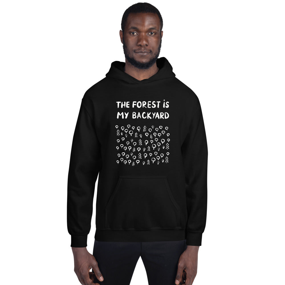 Forest is my backyard 2 Finnish Nature Hoodie - Finnish hoodie from Very Finnish Problems