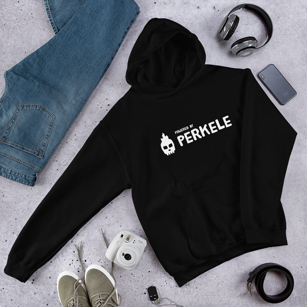 Powered by Perkele Finnish Language Hoodie - Very Finnish Problems official hoodie