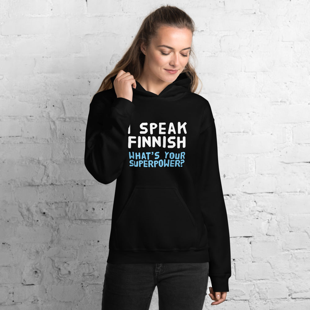 What's your superpower? Finnish Language Hoodie - Finnish hoodie from Very Finnish Problems