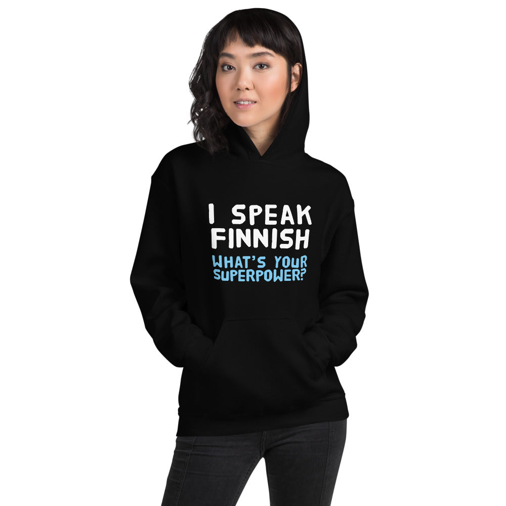 What's your superpower? Finnish Language Hoodie - Finnish hoodie from Very Finnish Problems