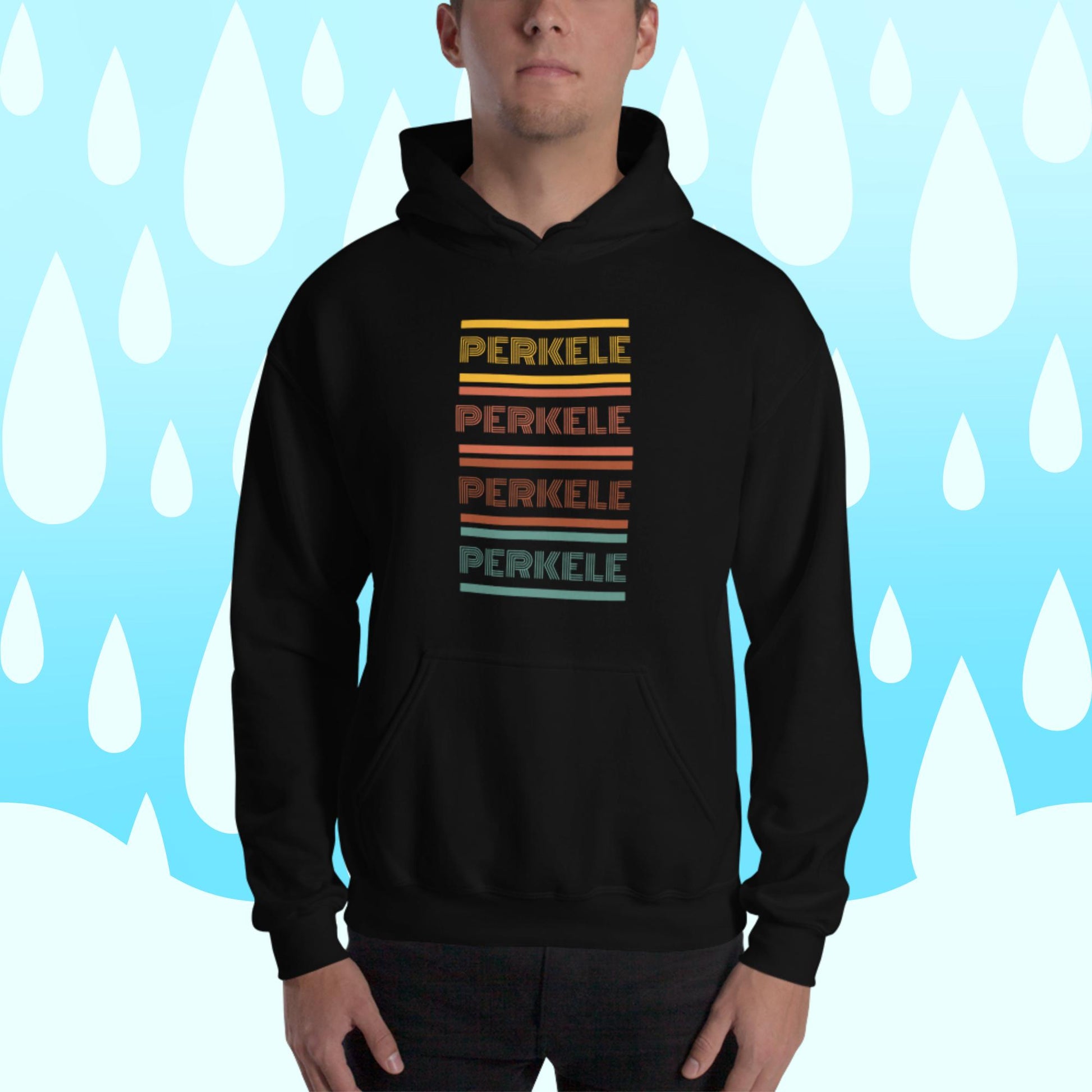 Retro perkele Finnish Language Hoodie - alternate view - Very Finnish Problems