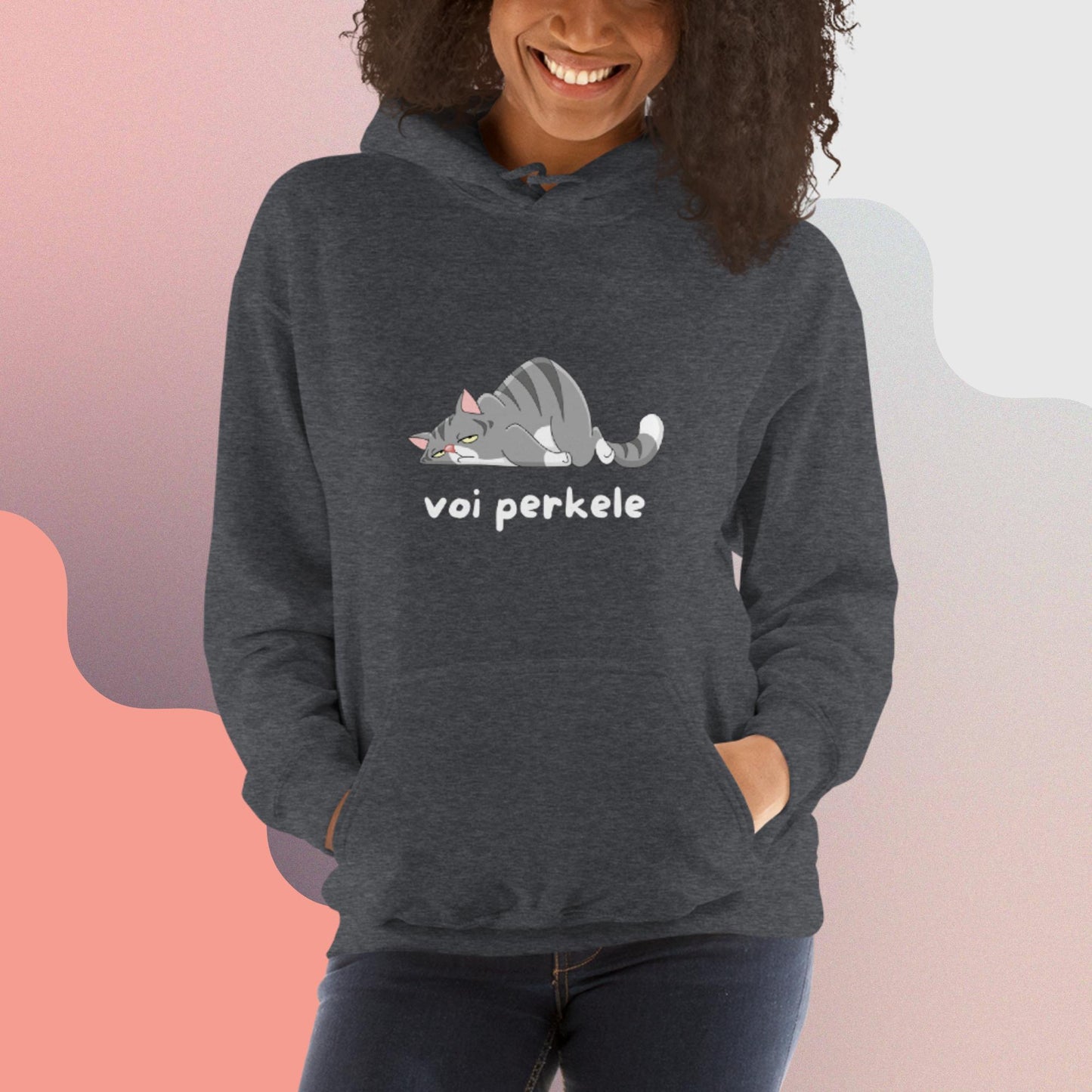 Voi perkele Finnish Language Hoodie - Finnish hoodie from Very Finnish Problems