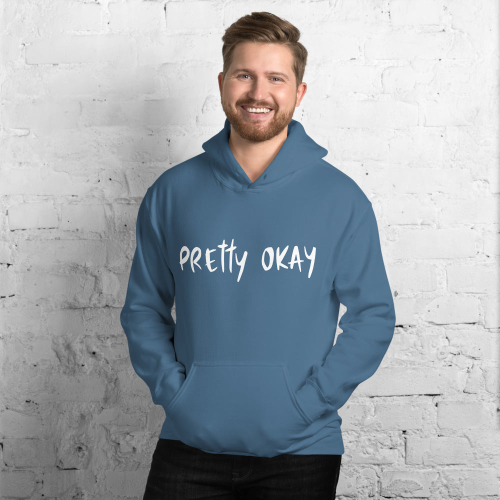 Pretty Okay Finnish Humour Hoodie - Finnish hoodie from Very Finnish Problems