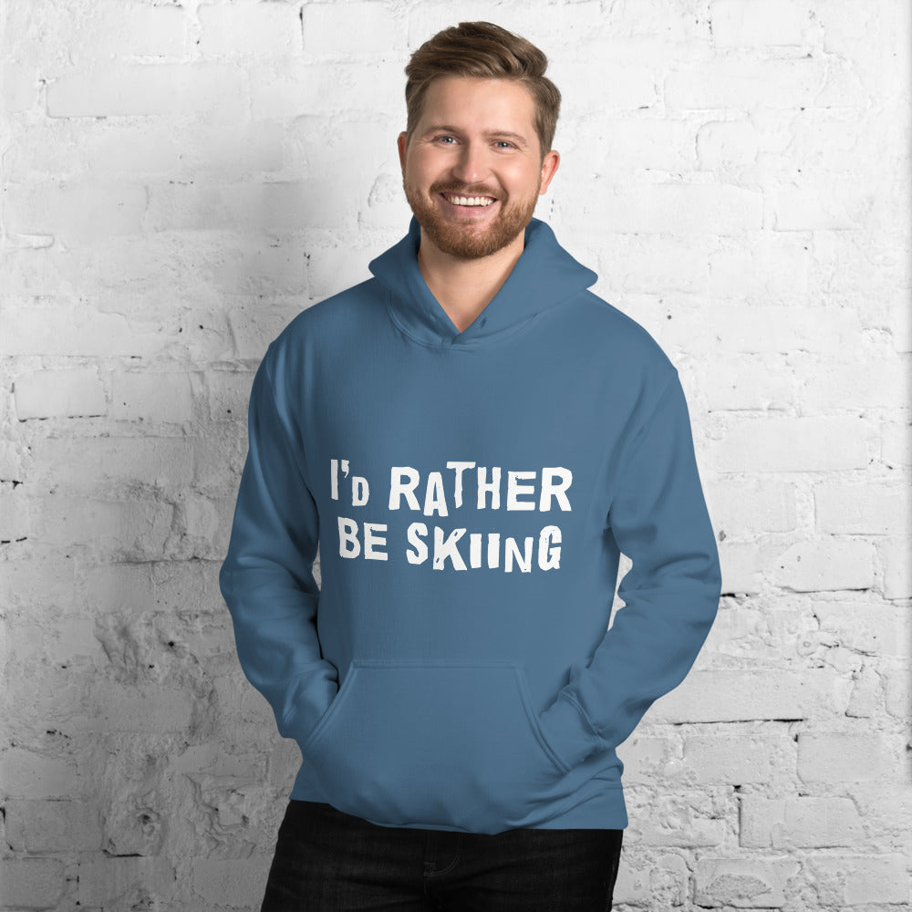 I'd rather be skiing Finnish Nature Hoodie - alternate view - Very Finnish Problems