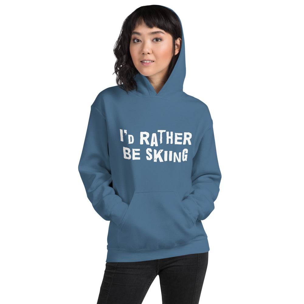I'd rather be skiing Finnish Nature Hoodie - Finnish hoodie from Very Finnish Problems