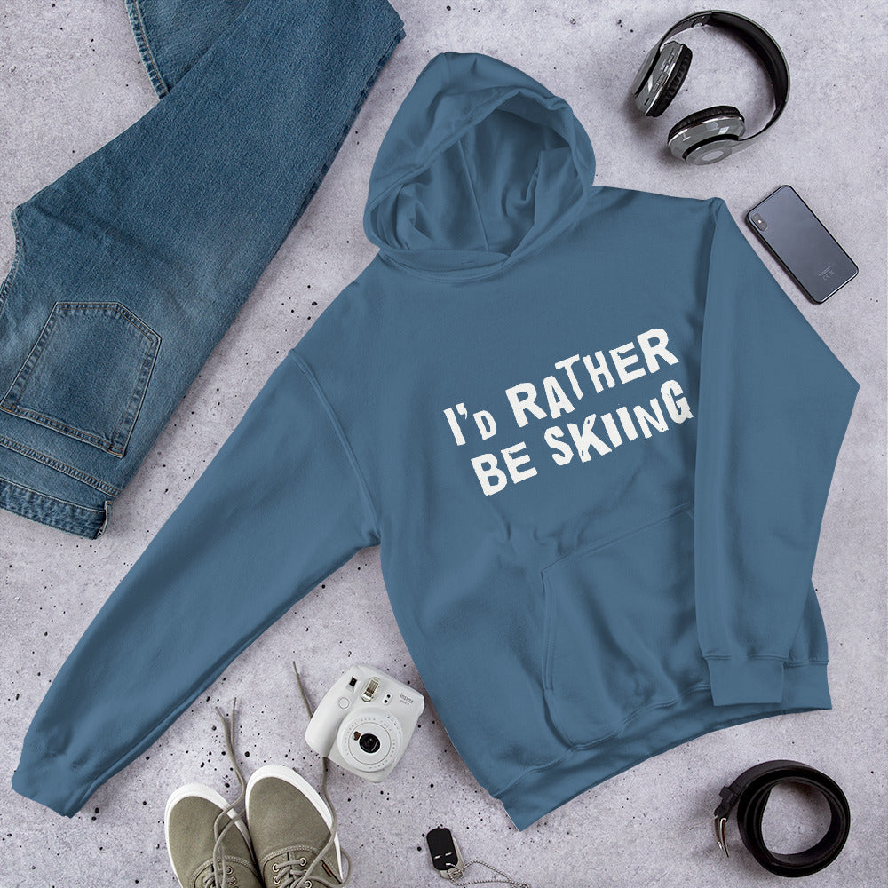 I'd rather be skiing Finnish Nature Hoodie - Finnish hoodie from Very Finnish Problems