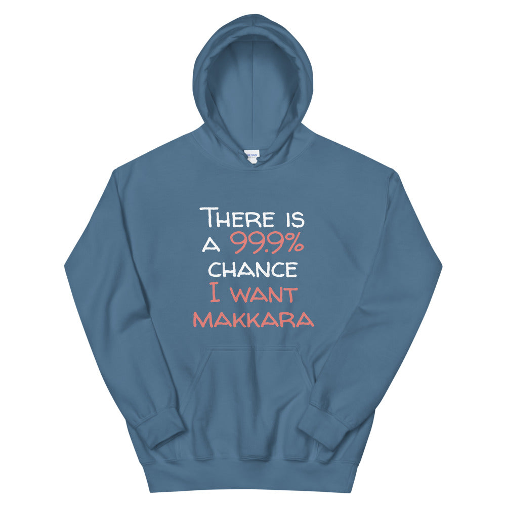 99.9 chance of makkara Finnish Food Hoodie - Finnish hoodie from Very Finnish Problems
