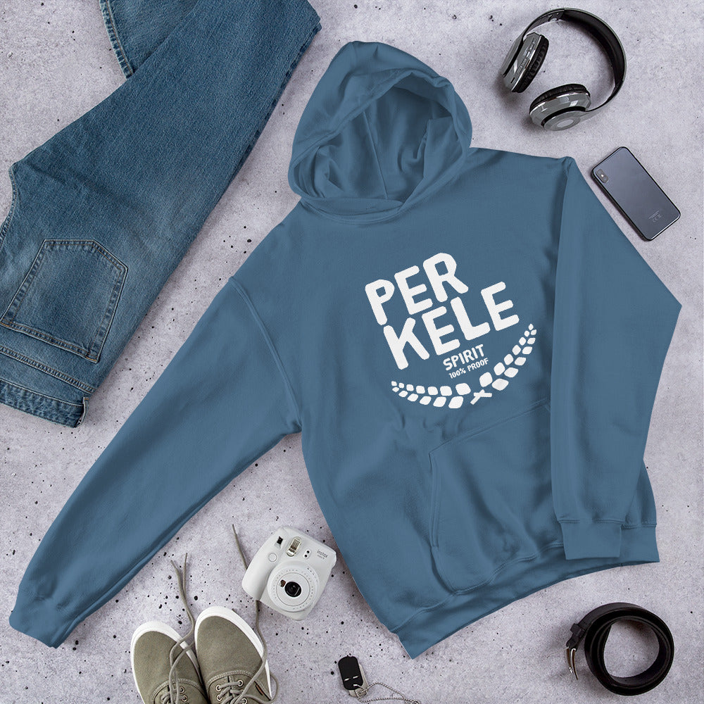 Perkele 100% proof Unisex Hoodie - Finnish hoodie from Very Finnish Problems