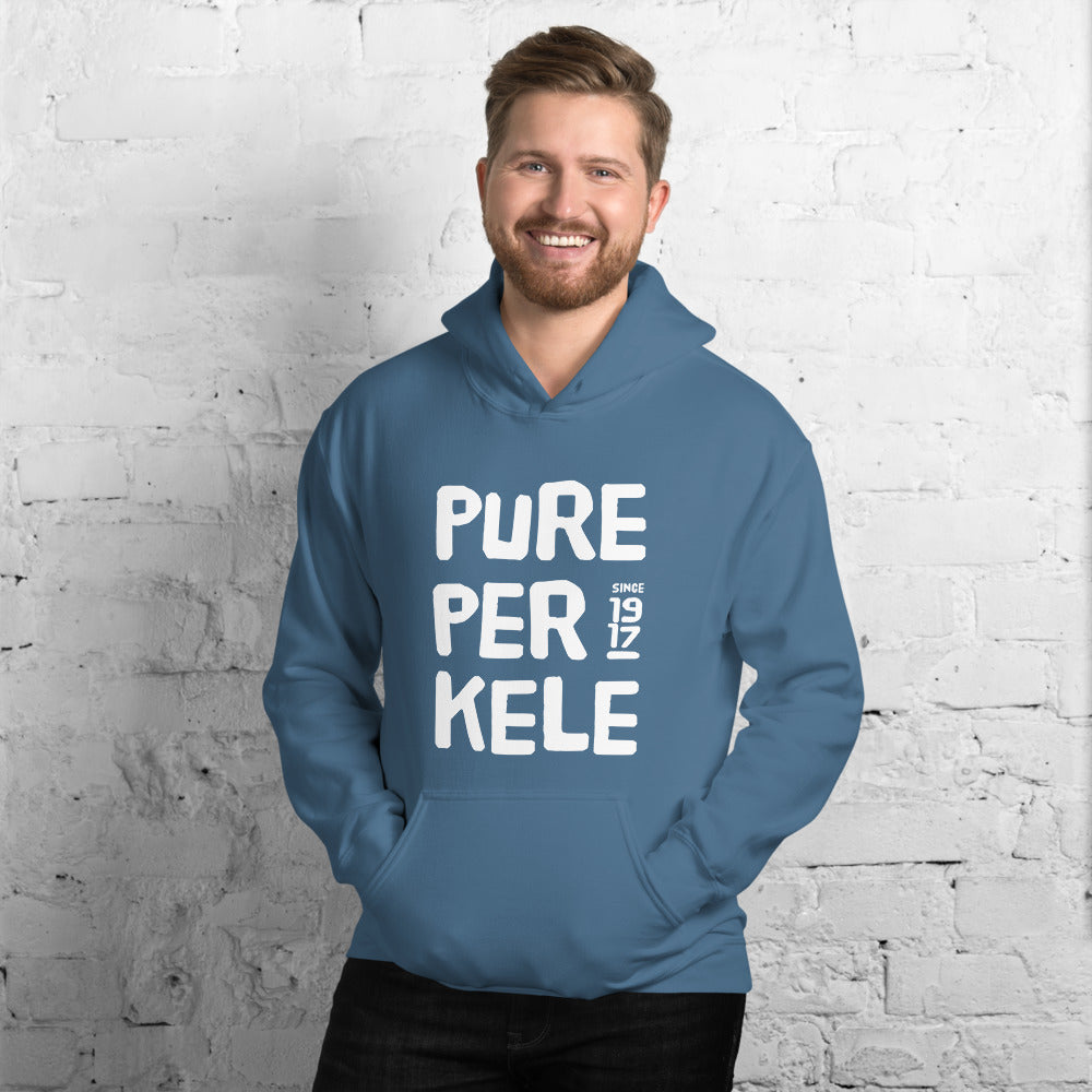 Pure perkele since 1917 Finnish Language Hoodie - alternate view - Very Finnish Problems