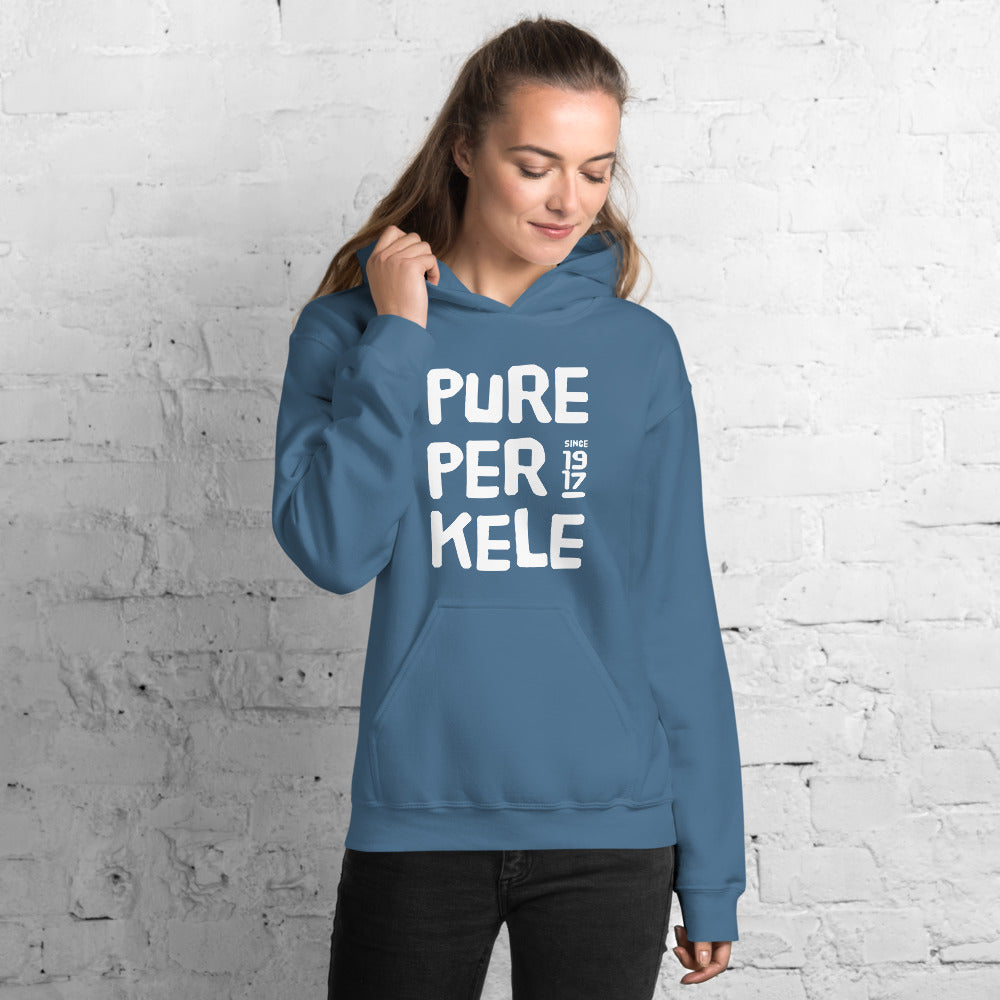 Pure perkele since 1917 Finnish Language Hoodie - alternate view - Very Finnish Problems