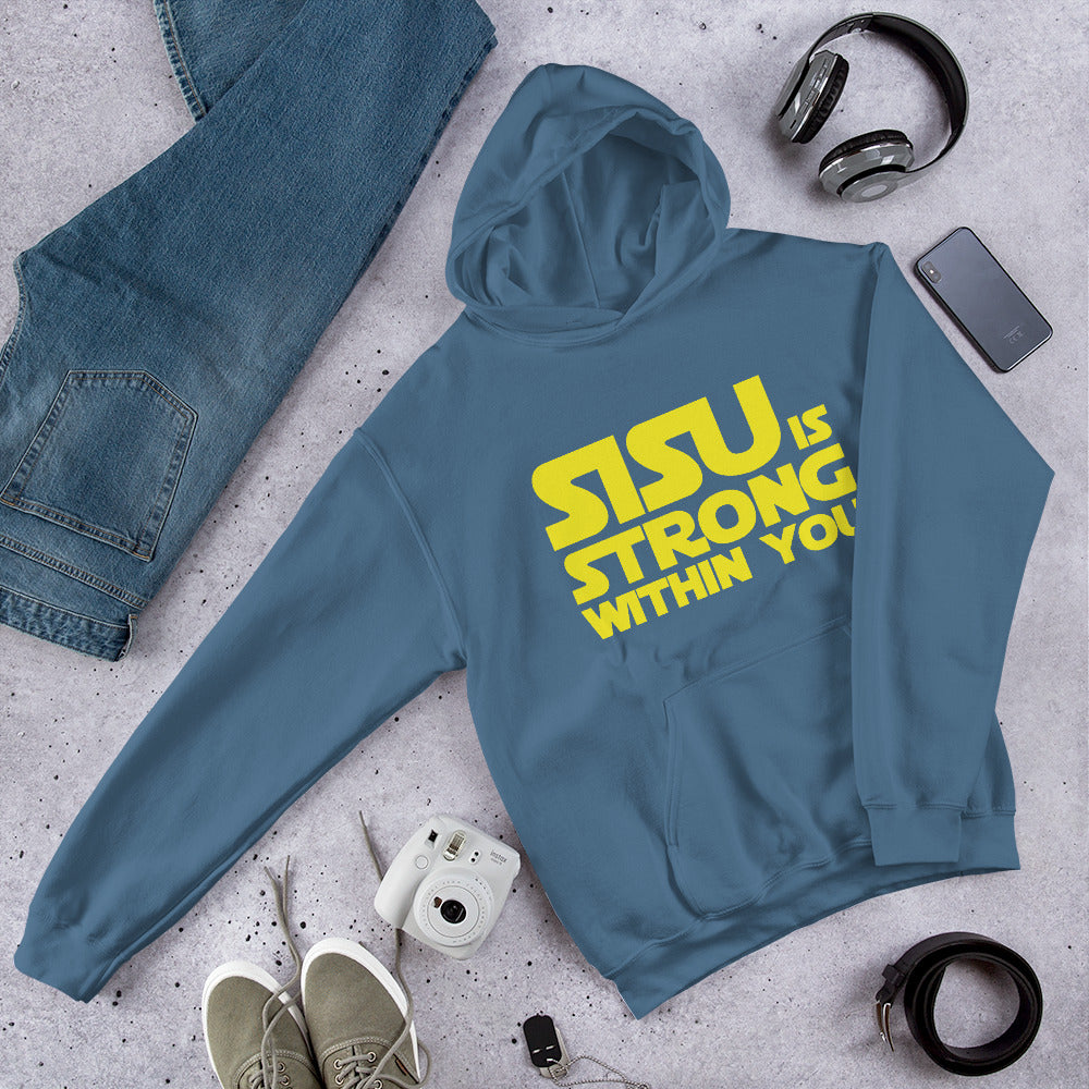 Sisu is strong 2 Unisex Hoodie - Finnish hoodie from Very Finnish Problems