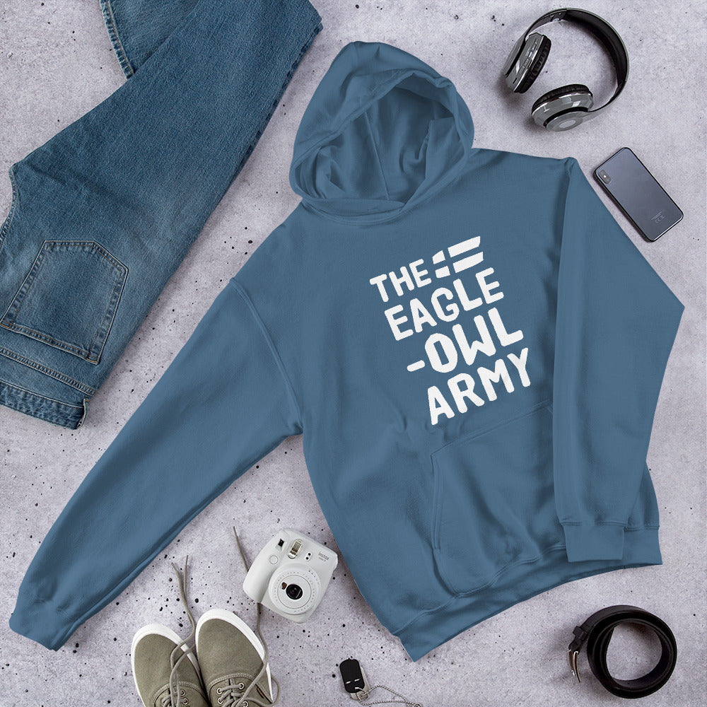 The eagle-owl army Finnish Sports Hoodie - Finnish hoodie from Very Finnish Problems