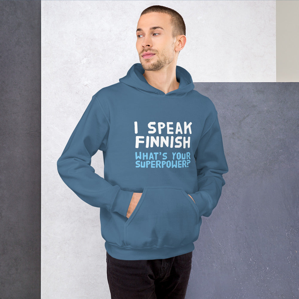 What's your superpower? Finnish Language Hoodie - Finnish hoodie from Very Finnish Problems