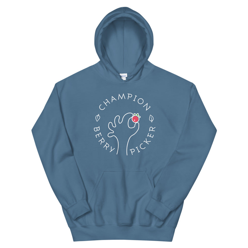 Champion Berry Picker Finnish Nature Hoodie - Finnish hoodie from Very Finnish Problems